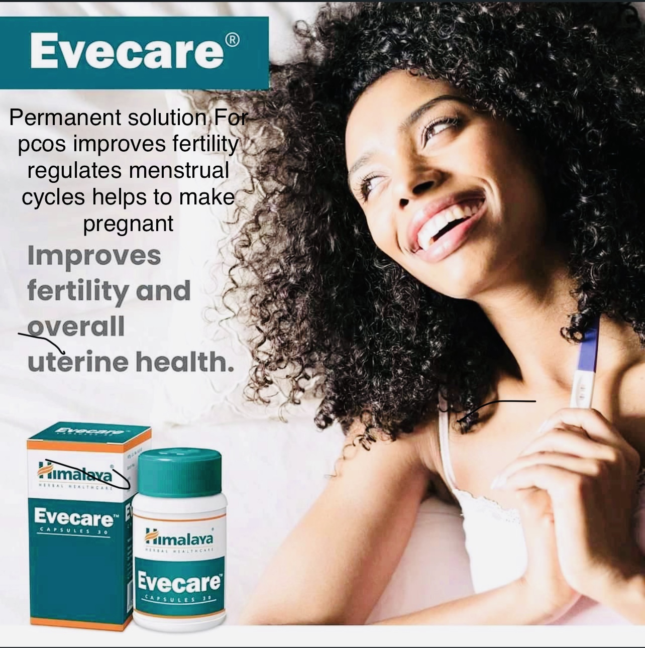 Himalaya Evecare Capsules For Pcos/Pcod Improves Woman Fertility