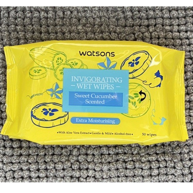 WATSONS, Moisturising Facial Cleansing Wipes 20S Watsons Malaysia