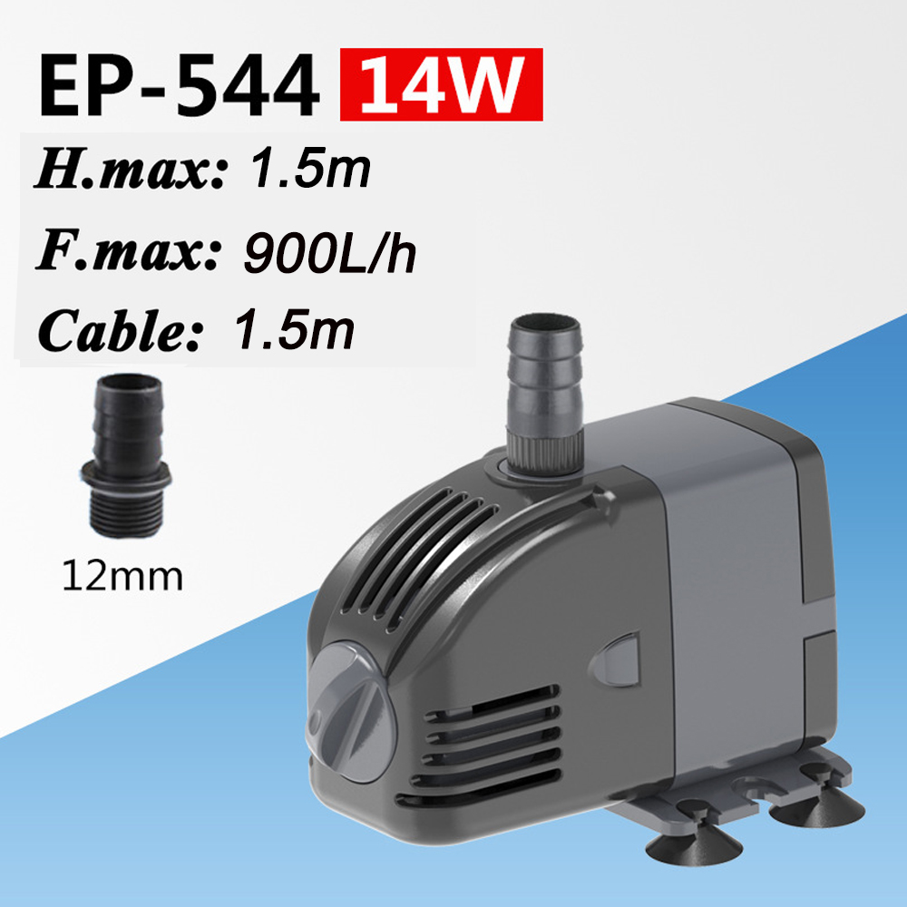 6W60W 220V Submersible Aquarium Circulation Water Pump Fish Tank UltraQuiet Mini Water Pump