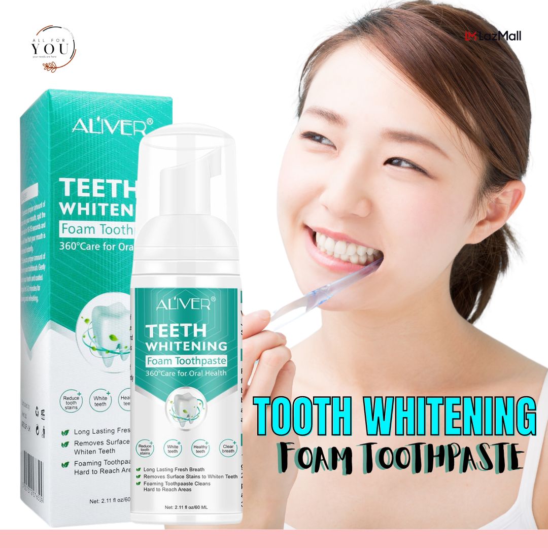 Tooth Whitening Foam Toothpaste Brightening Teeth Remove Odor Clean