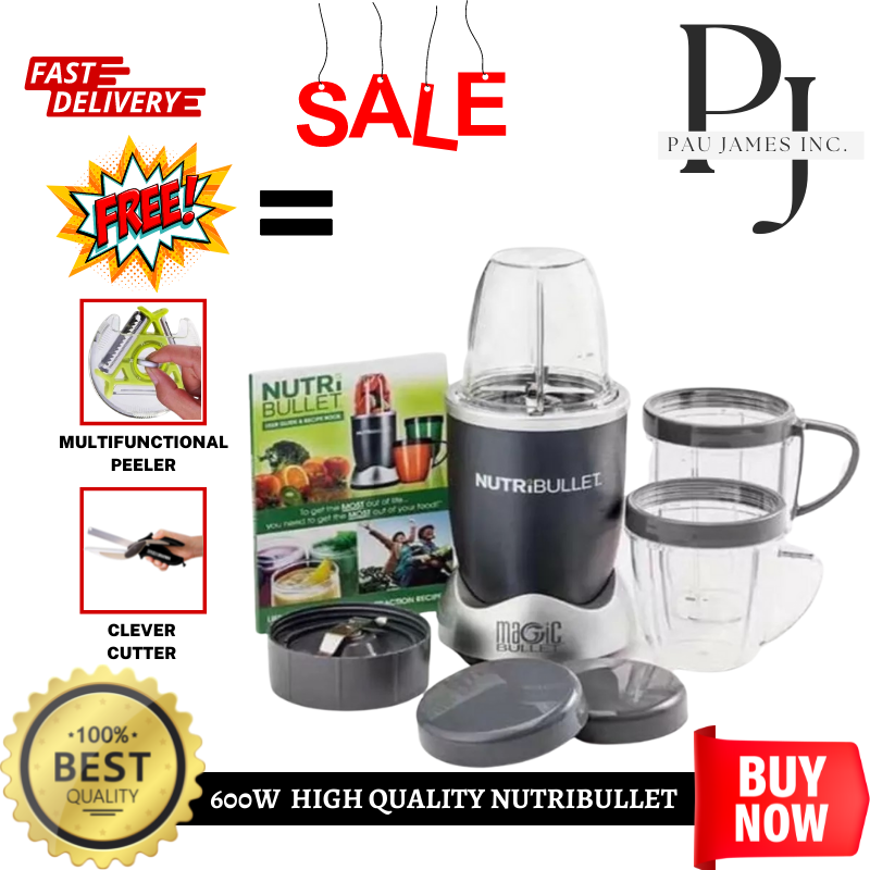600 WATTS HIGH QUALITY AUTHENTIC NUTRI BULLETs BLENDER FRUIT EXTRACTOR