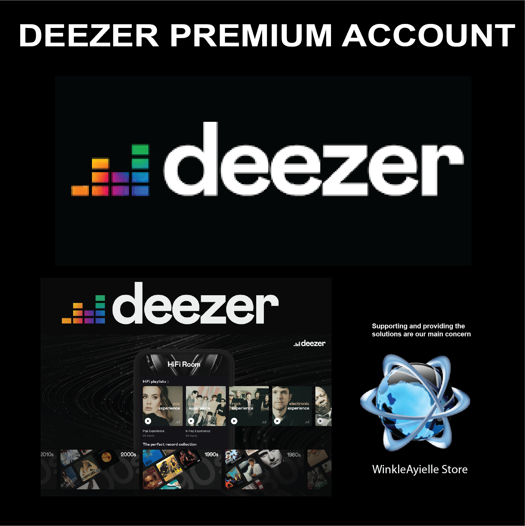 Deezer Premium Account Lazada PH