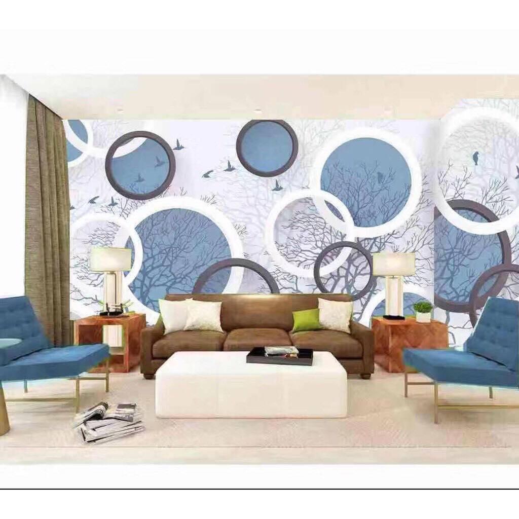 Simple modern living room tv background wall paper abstract feature bedroom  living room wallpaper wallpaper Self adhesive wallpaper wall sticker |  Lazada PH