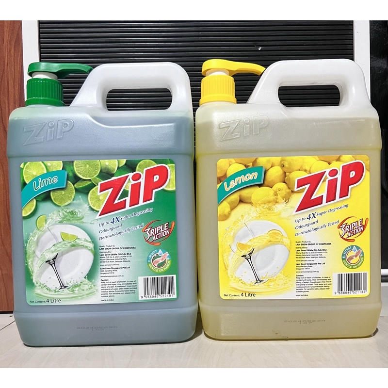 Zip Dishwashing Liquid 4 liters Lazada PH