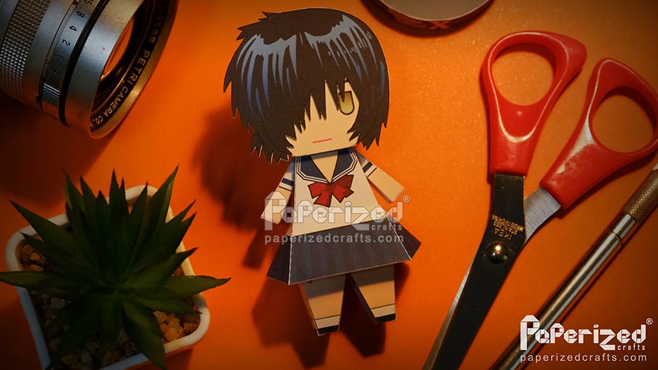 PAPERMAU: Mysterious Girlfriend X - Mikoto Urabe Paper Toy - by Paperized  Crafts
