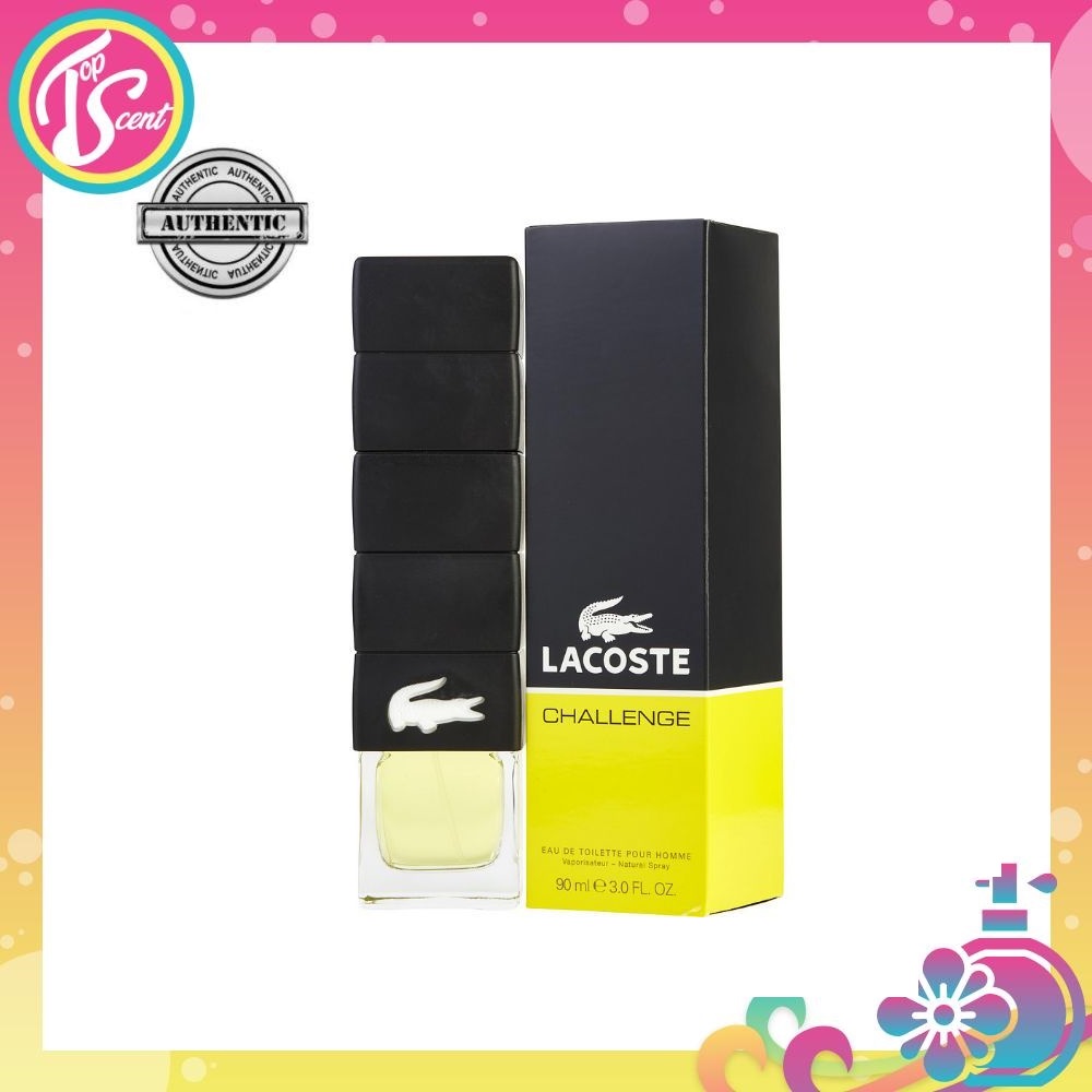 Lacoste Challenge Eau De Toilette for Men 90ml 90Ml Men'S Perfume