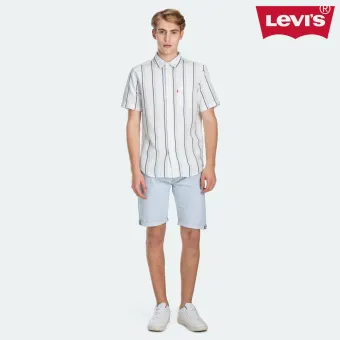 levis white button up shirt