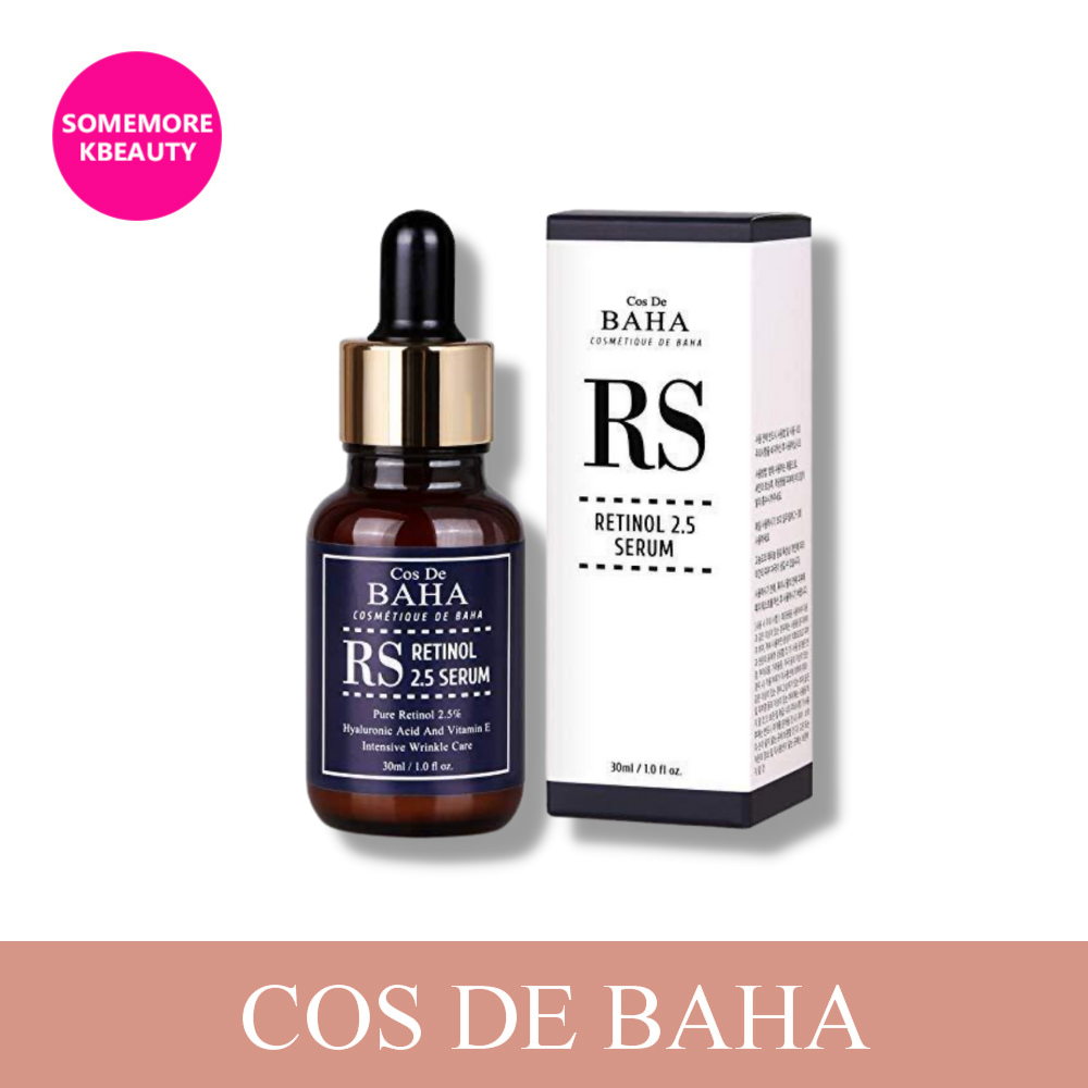 Cos De BAHA Retinol 2.5% Serum 30ml (RS) with Niacinamide & Vitamin E ...