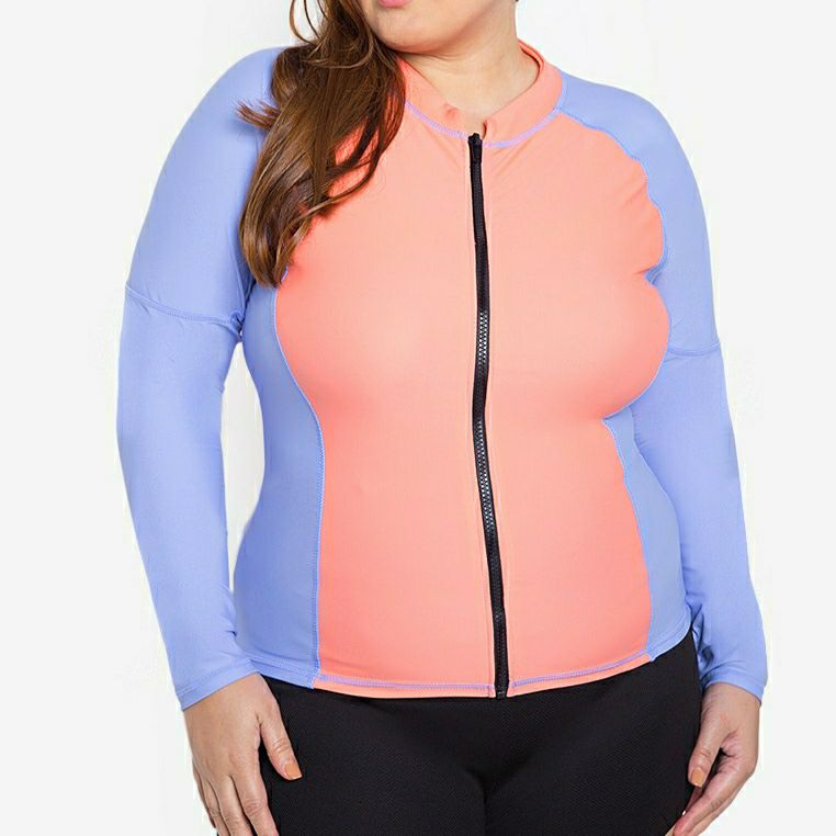 Plus Size Rash guard Women's UPF 50+ Rash Guard Long Sleeve, UV/Sun Protection F1 Lazada PH