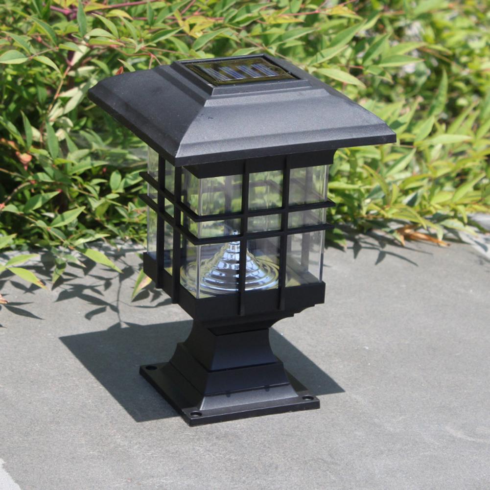 Đèn LED Chạy Bằng Năng Lượng Mặt Trời Sân Vườn Đèn Trụ Trang Trí Ngoài Trời Tự Động Bật/Tắt