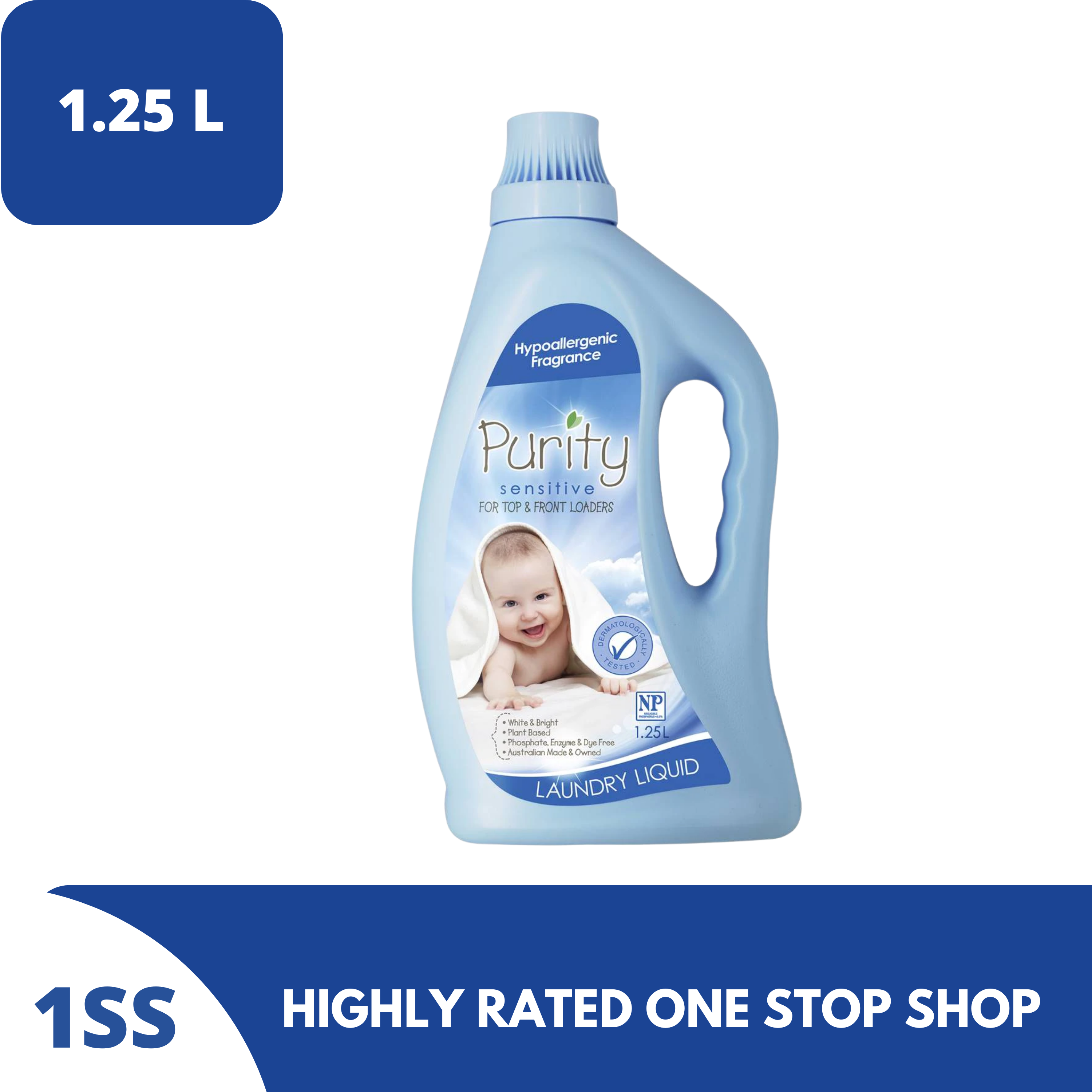 Purity Top & Front Loader Laundry Liquid, 1.25L Lazada PH