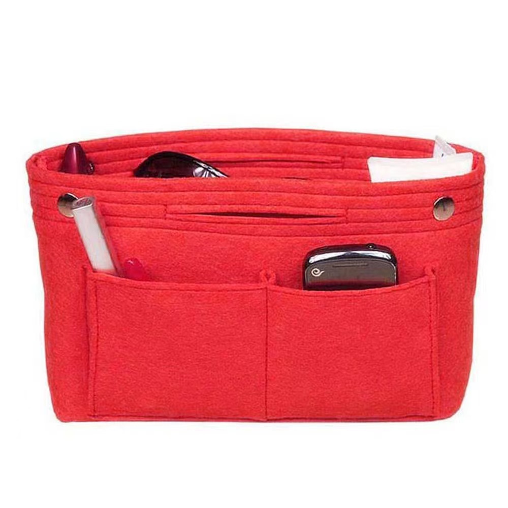 Fits For Pochette Métis Flap Felt Cloth Insert Bag Organizer Makeup Handbag  Organizer Travel Inner Purse Portable Cosmetic Bags