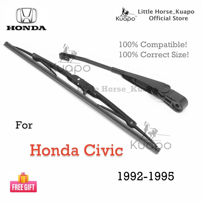 (Kuapo Replacement) 1992 to 1995 Honda Civic Hatchback Rear Wiper