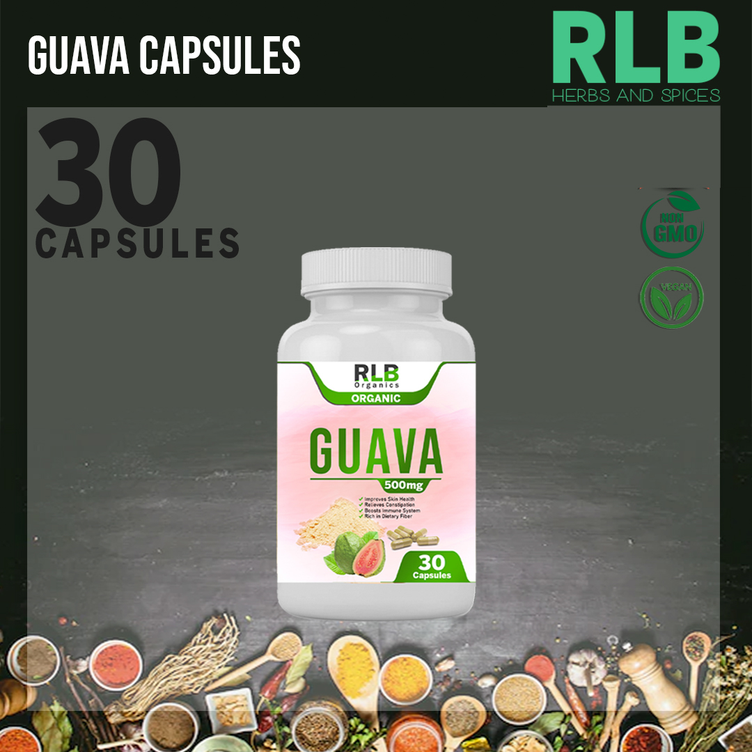 Guava Capsules (30, 60, 100 pcs) Cardiovascular Effects Menstrual Pain