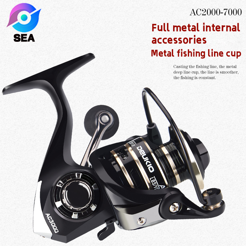 DEUKIO Fishing Accessories Carp Reel 2000-7000 Spinning Reel MAX