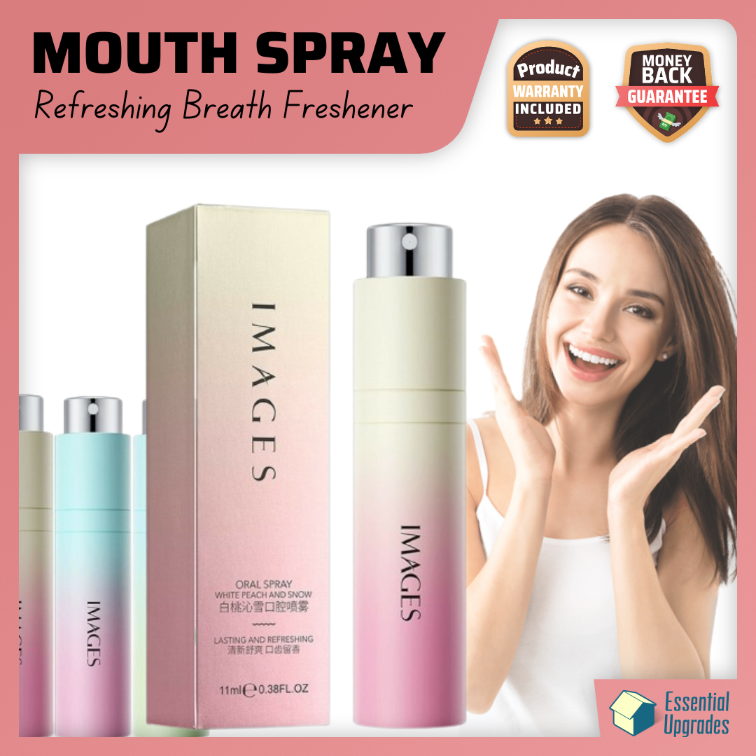 Refreshing Mint Breath Freshener Spray Bad Odor Halitosis Remove