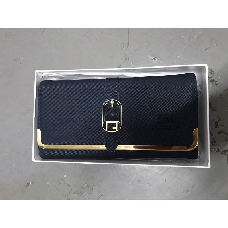 Lacoste Long Wallet. Trifold /box Lazada PH