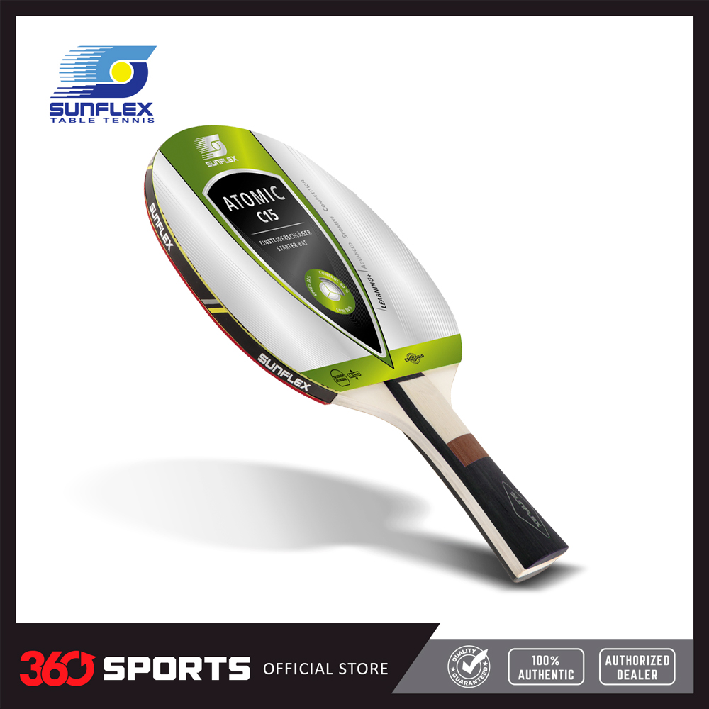 Sunflex Atomic C15 Ergo Grip Concave Handle Starter Learning Table