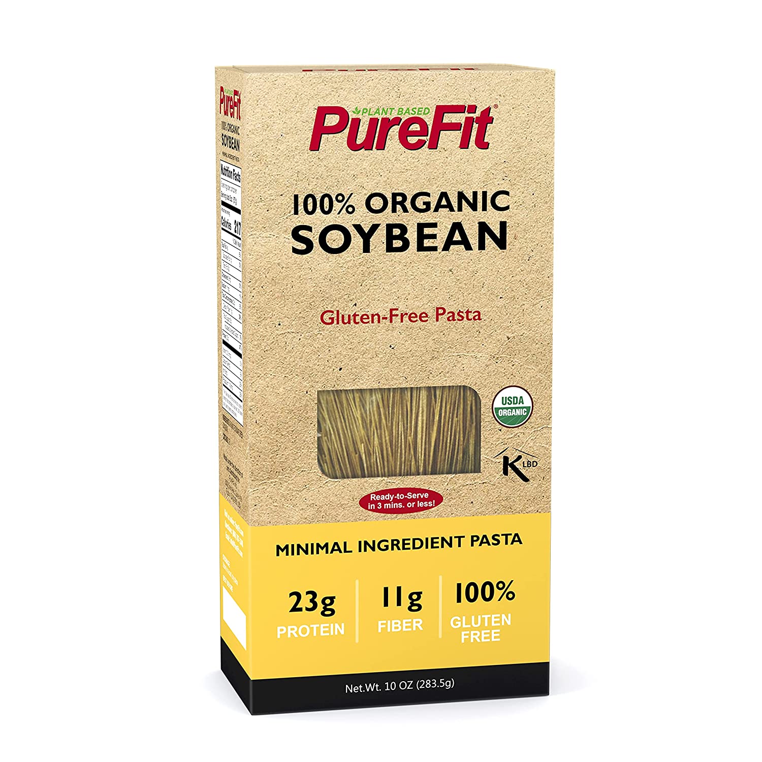 PureFit 100 Organic Soybean Spaghetti 40 of High Protein Keto