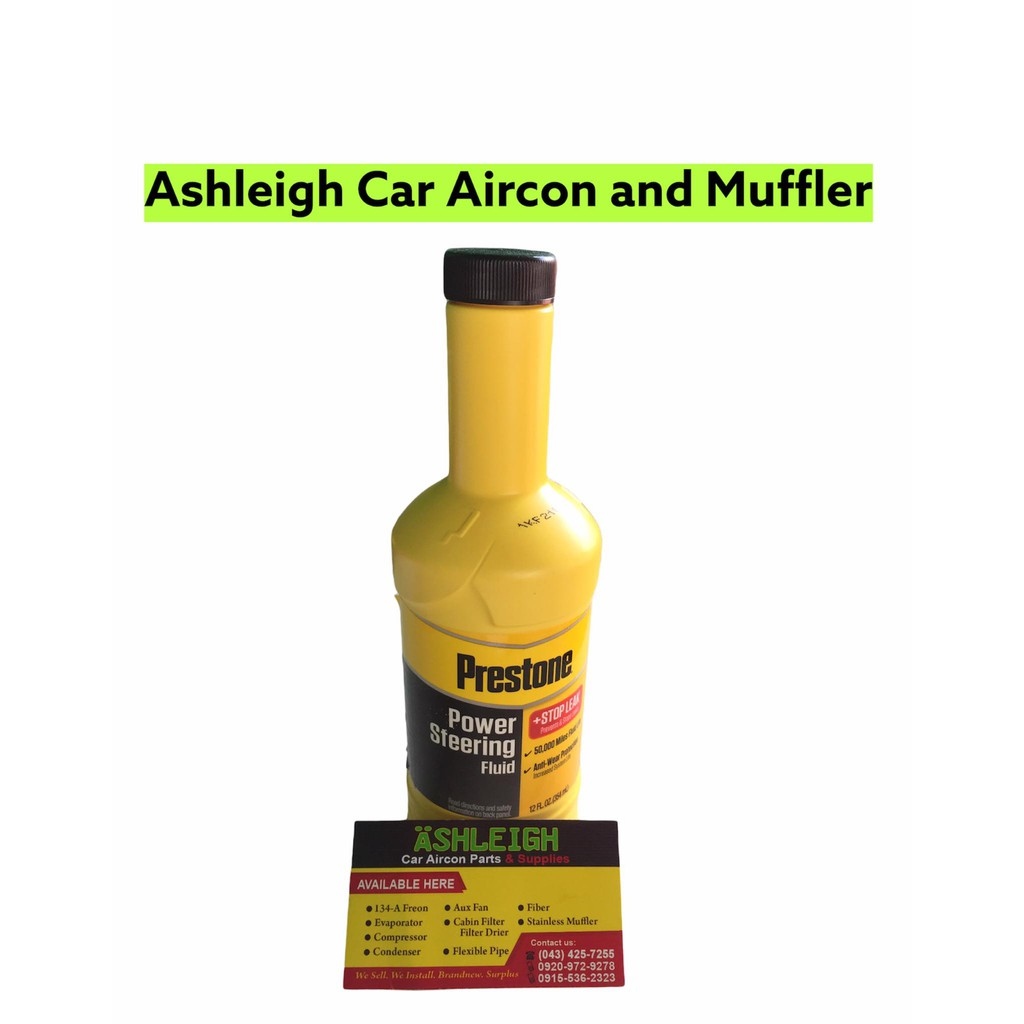 PRESTONE Power Steering Fluid STOP LEAK 354ml Quality Synthethic car