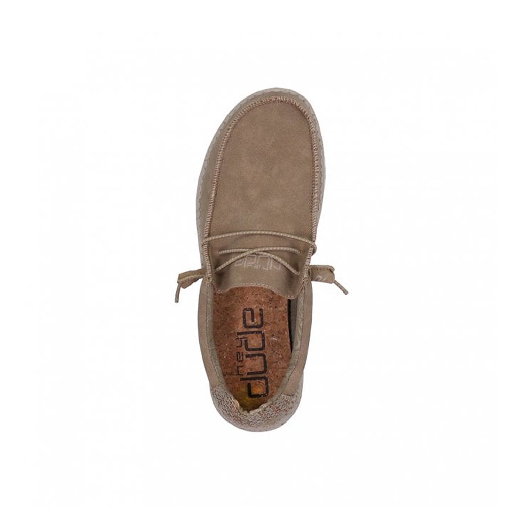 Hey Dude Wally Recycled Leather Nut Mens Shoes