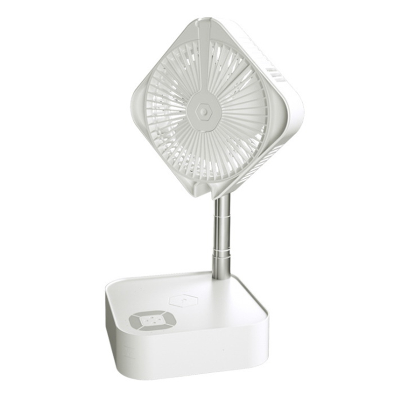 Foldable Retractable USB Desktop Fan, Portable Fan with Smart Remote Control, Used in Home Office, Outdoor Camping Tent