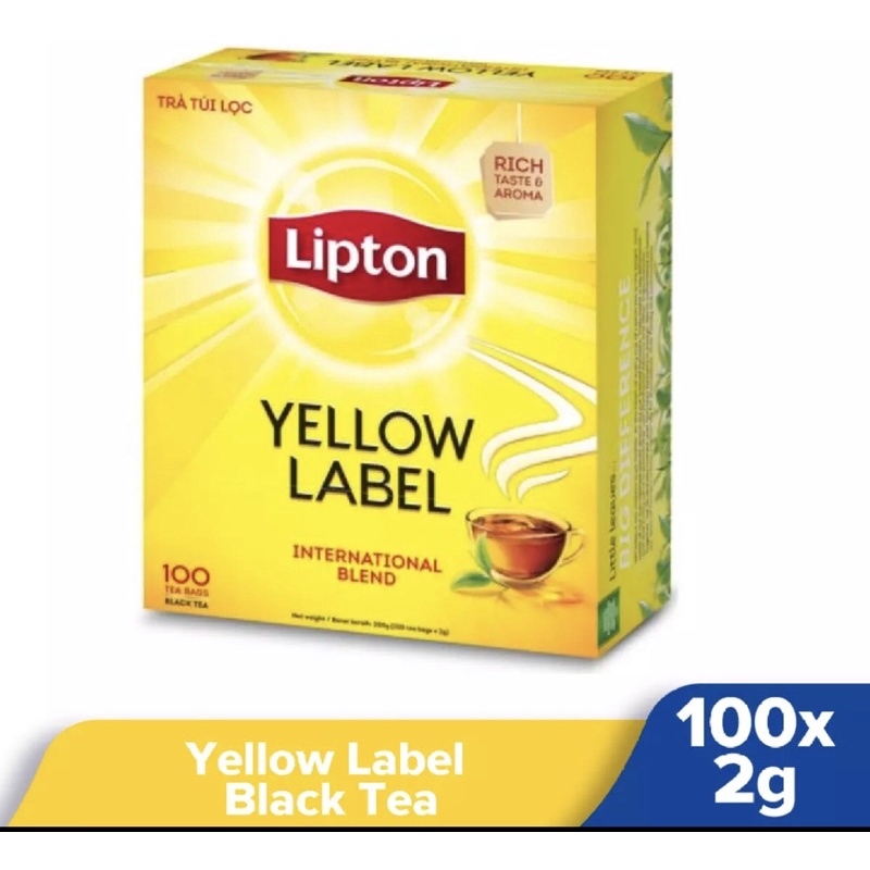 Lipton Pure Green Tea Yellow Label Black Tea Matcha Milk Tea Earl Grey