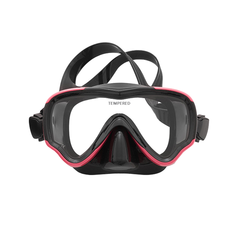 Kids Professional Scuba Snorkeling Diving Tempered Glass Goggles Set