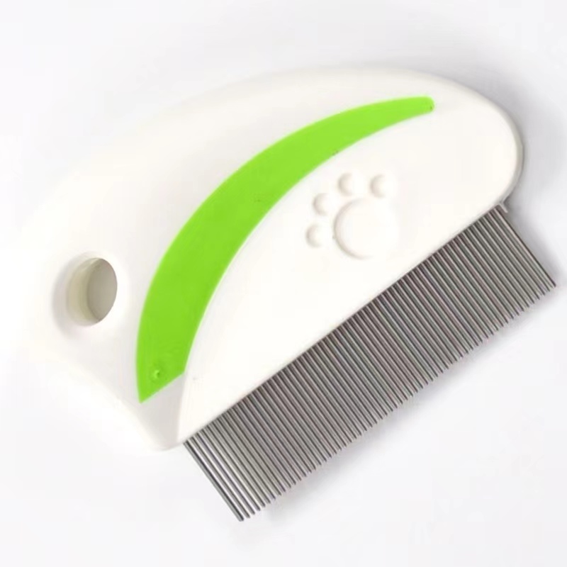Cat Dog Grooming Comb Self Cleaning Brush for Removing Shedding Mats Tangles and Loose Hair