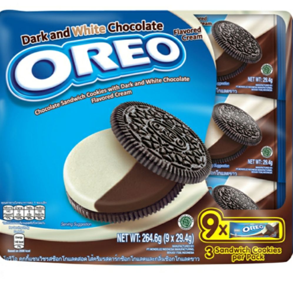 KRAFT OREO DARK & WHITE CHOCOLATE 29.4G (9 PCS | Lazada PH