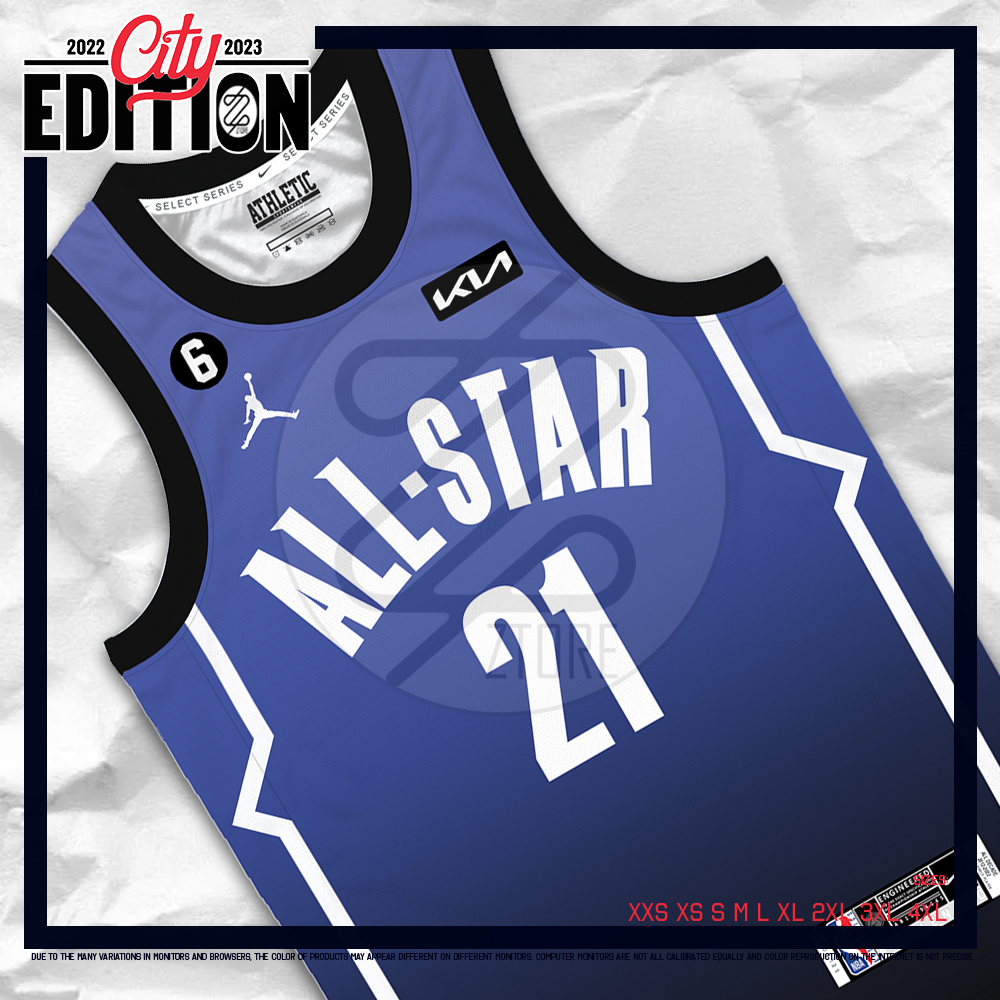 ZTORE ALLSTAR 2023 NBA JERSEY AND SHORT Jrue Holiday Full Sublimation  Premium (BLUE BLACK)