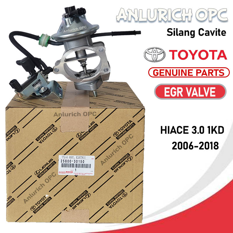 TOYOTA GENUINE PARTS EGR VALVE HIACE 3.0 1KD 2580030150 Lazada PH