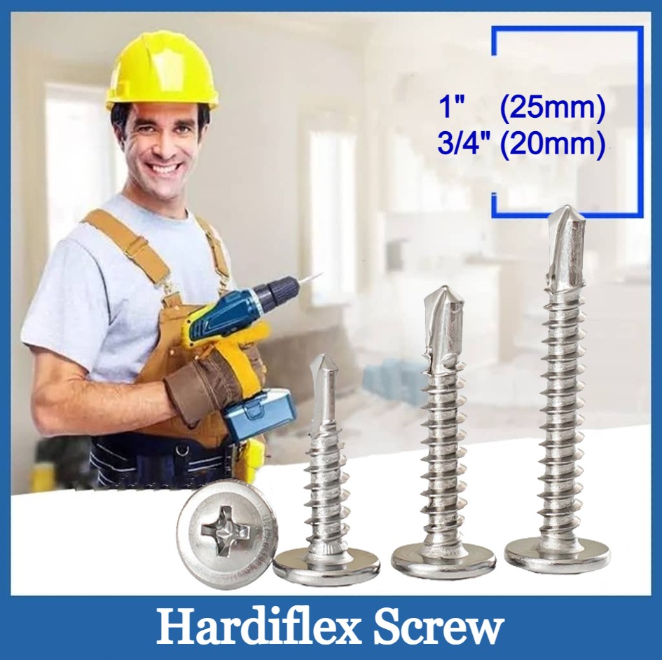 (100PCS) HARDIFLEX SCREW 1