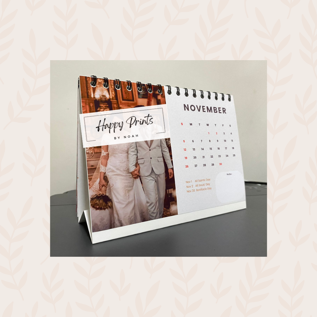 Customized Desk Calendar with Foldcote Standee 5.8 x 8.3 inches Lazada PH