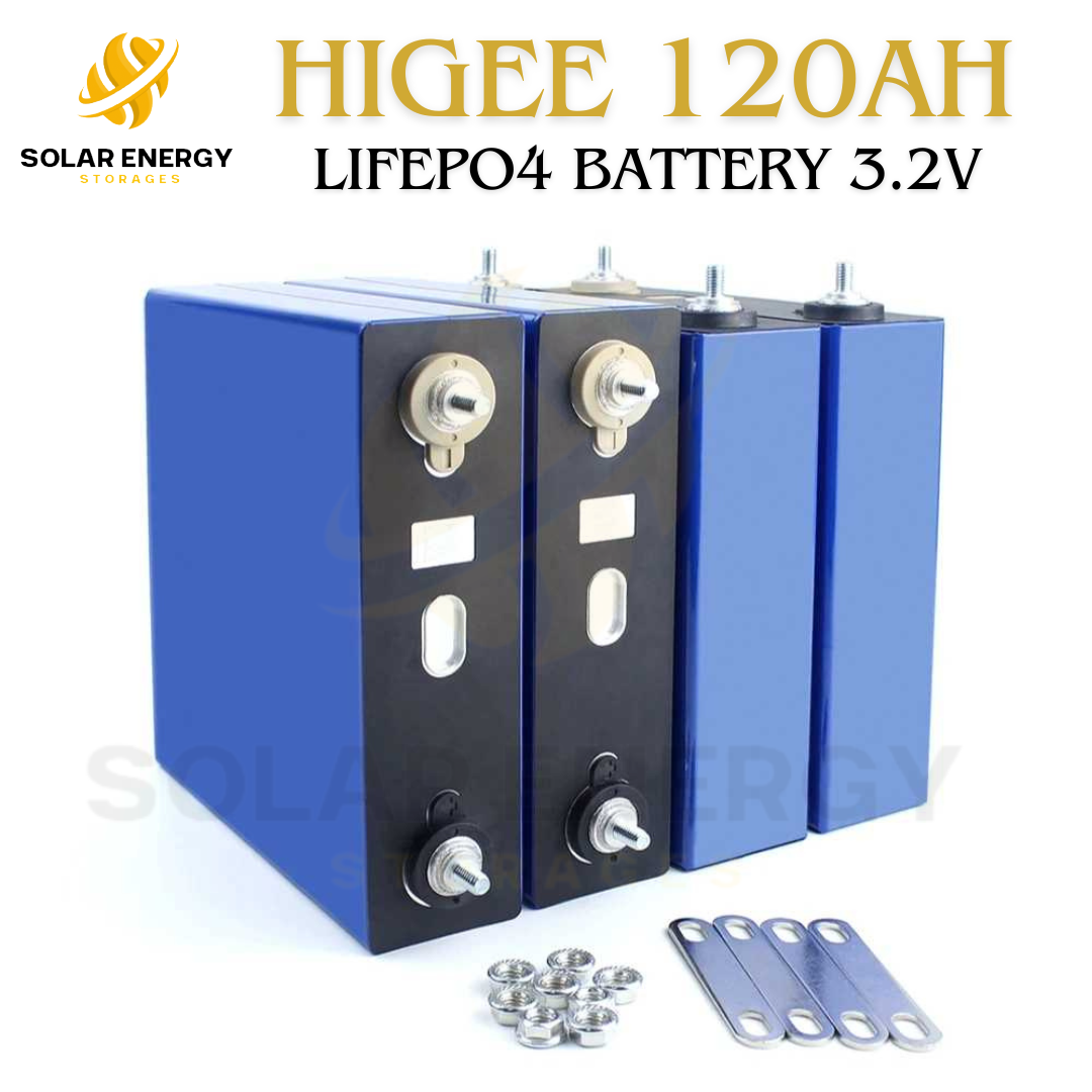 BRANDNEW - 120AH HIGEE 3.2V LifePO4 Battery Lithium Iron Phosphate ...