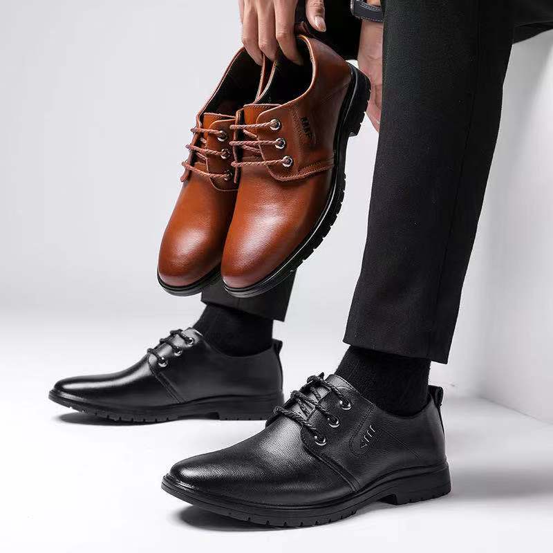 New High Quality British Style Leather Men Shoes Lace Up Bullock Business Dress Men Oxfords 9914