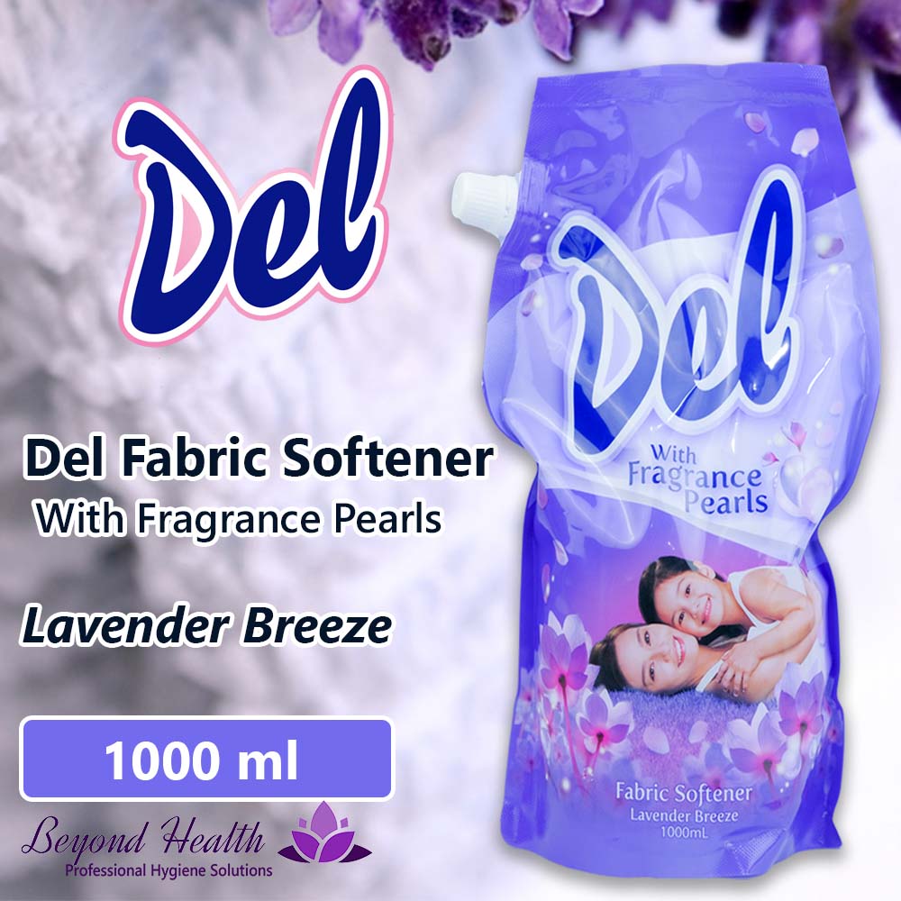 Del Fabric Conditioner [1000ml Lavender Breeze Refill Pouch] with