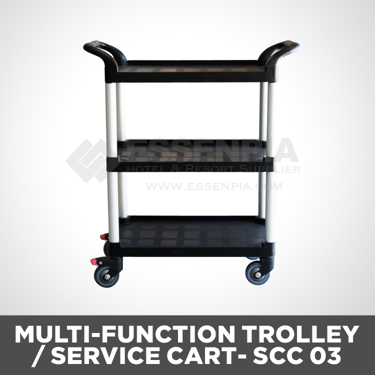 Hotel MultiFunctional FOOD TROLLEY (SCC03) Food Service Cart Utility Trolley Hotel Food