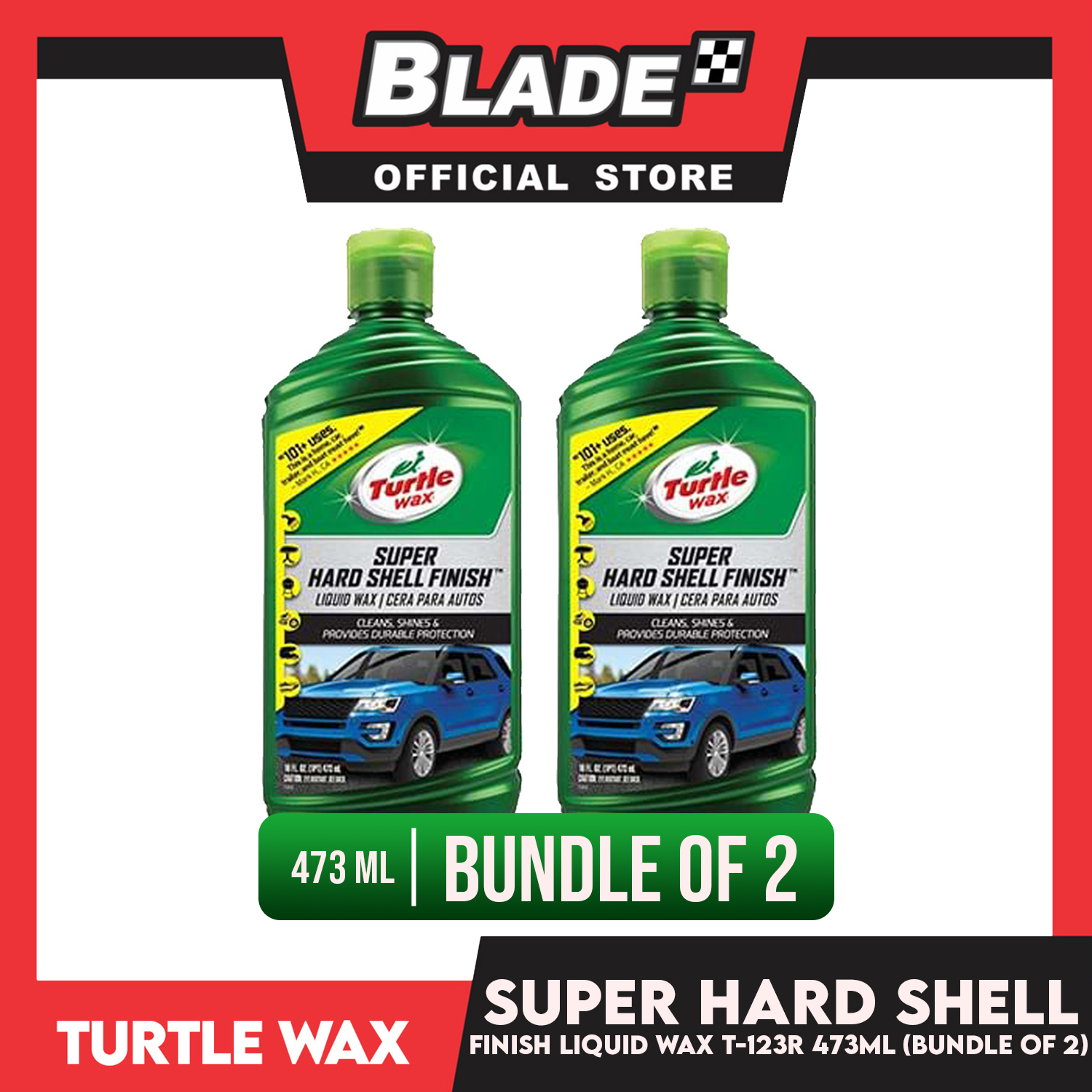 Turtle Wax Super Hard Shell Car Wax Liquid Wax 473ml T123R (Bundle of 2) Lazada PH