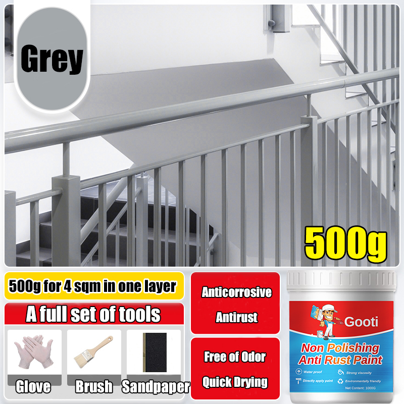 Paitable Window Rust 🔥Grinding-free Rust-free🔥German Rust Converter for Metal With Brush ...