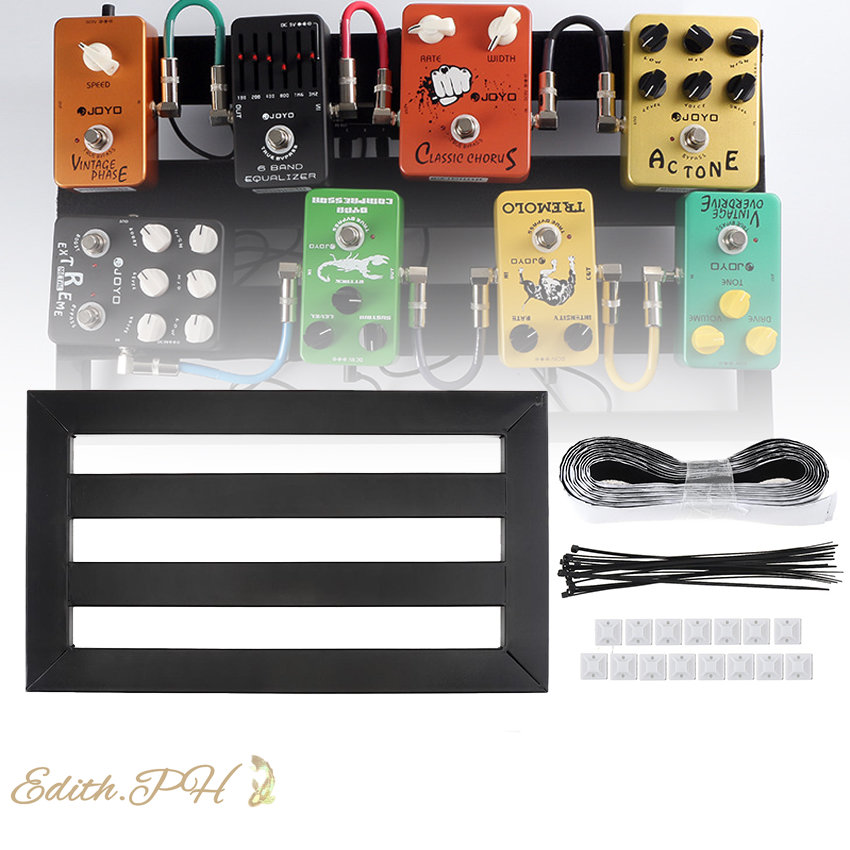 Portable Medium Electric Guitar effects pedal With Velcro Alloy