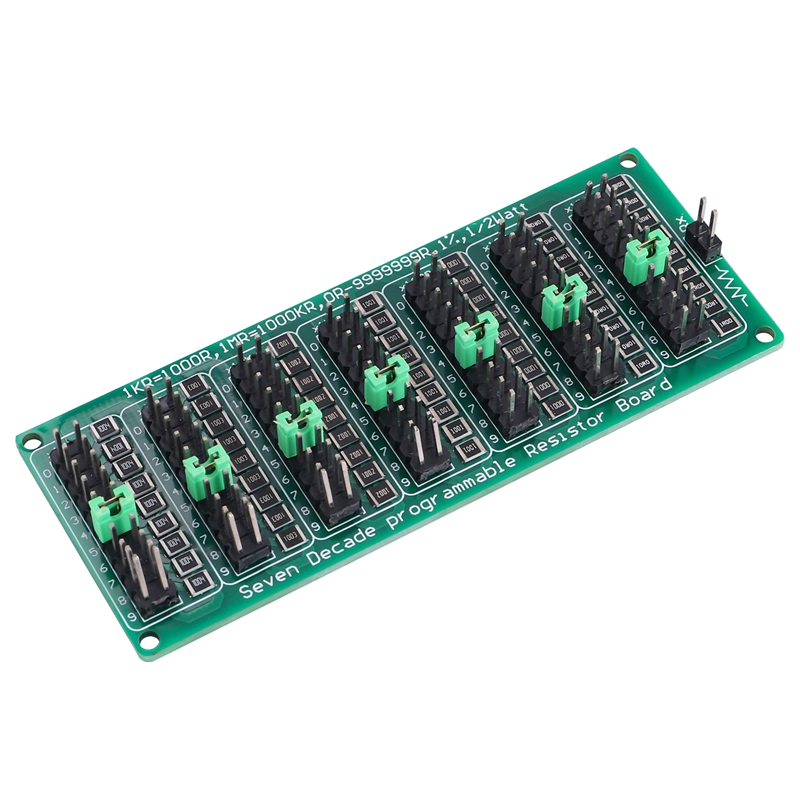 7 Decade 1r - 9999999r Programmable Smd Resistor Slide Resistor Board 