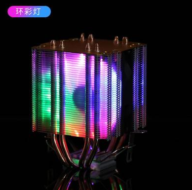 4 Fan Radiator Tower 4 copper tube cpu radiator ultra-quiet fan 1366AM4 universal ...