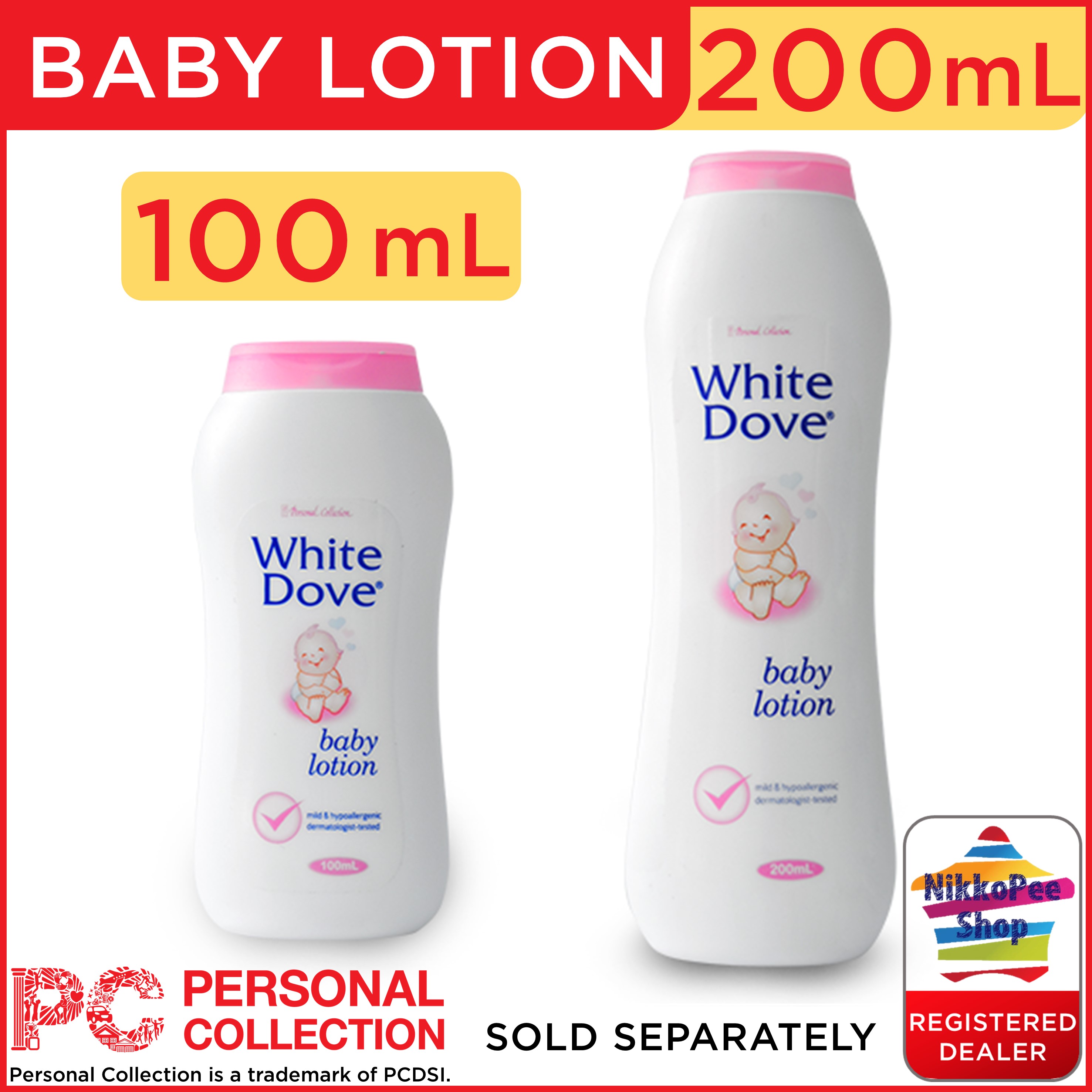 White Dove Baby Powder 100/200g/ White Dove Personal Collection/ Baby ...