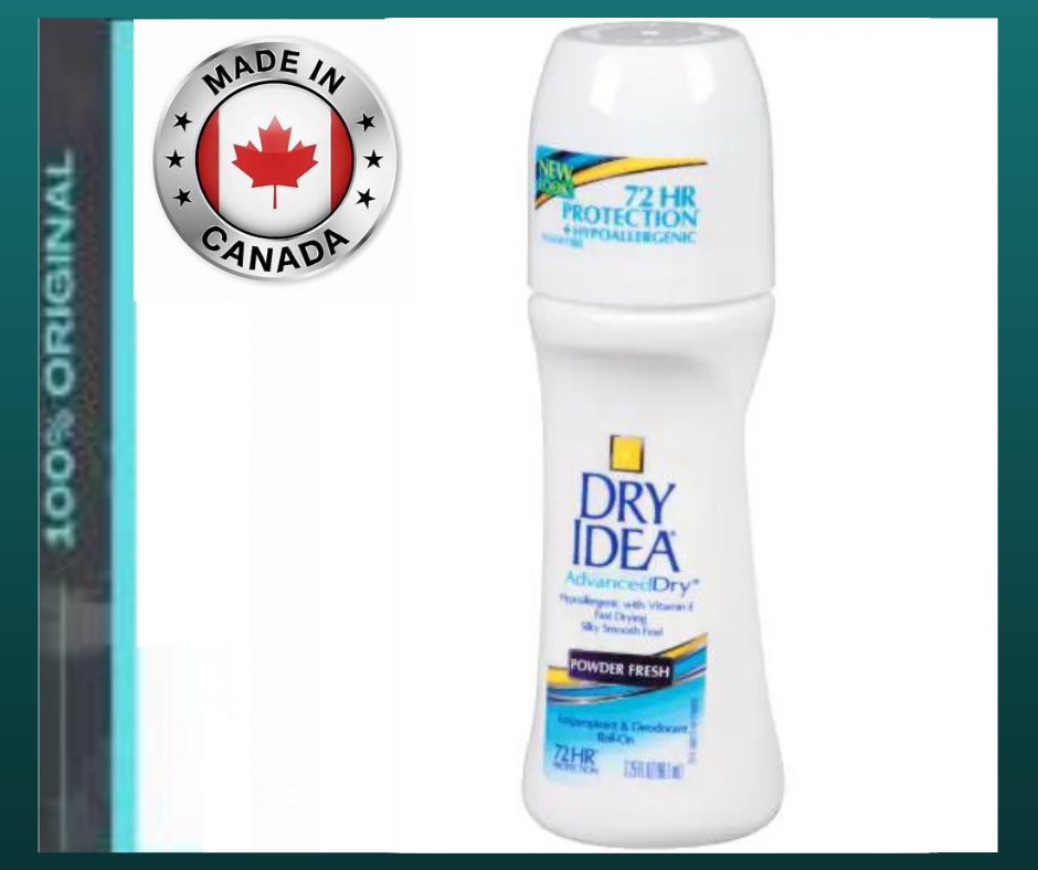 Dry Idea Antiperspirant Deodorant Roll On (Powder Fresh) 3.25 fl.oz 96.1mL Lazada PH