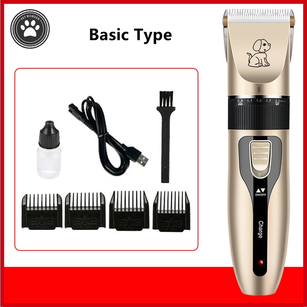 Pet Razor Rechargeable Cat Dog Hair Trimmer Grooming Kit Clipper ...