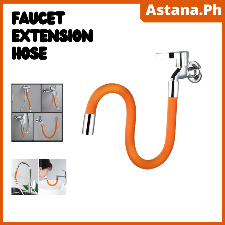 Faucet Extension Hose 360 Degrees Silicone Hose Kitchen Faucet
