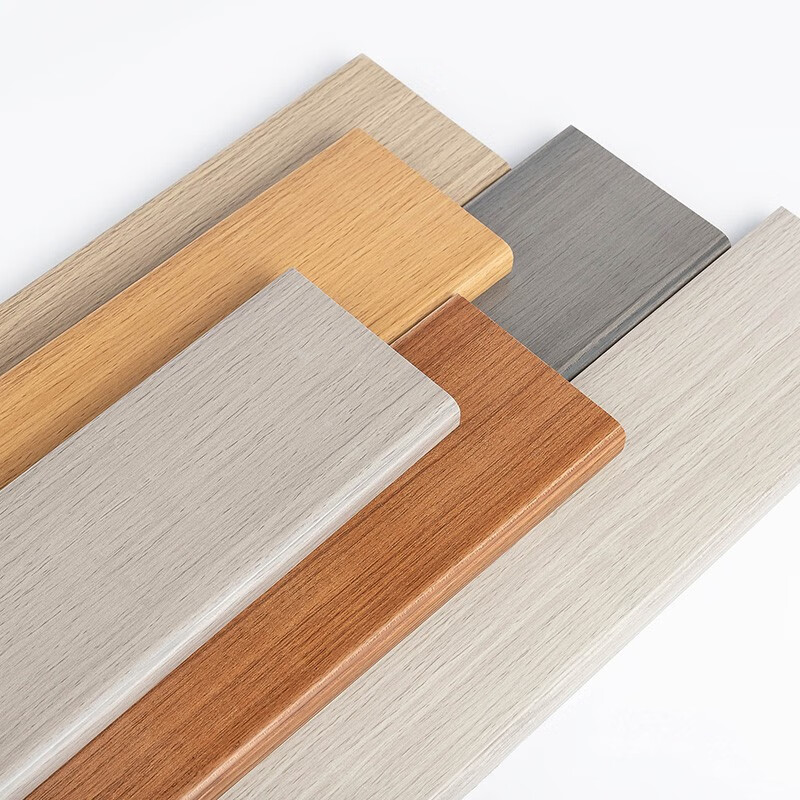 Tile Closing Solid Wood Skirting Line Living Room White Log Wooden Foot