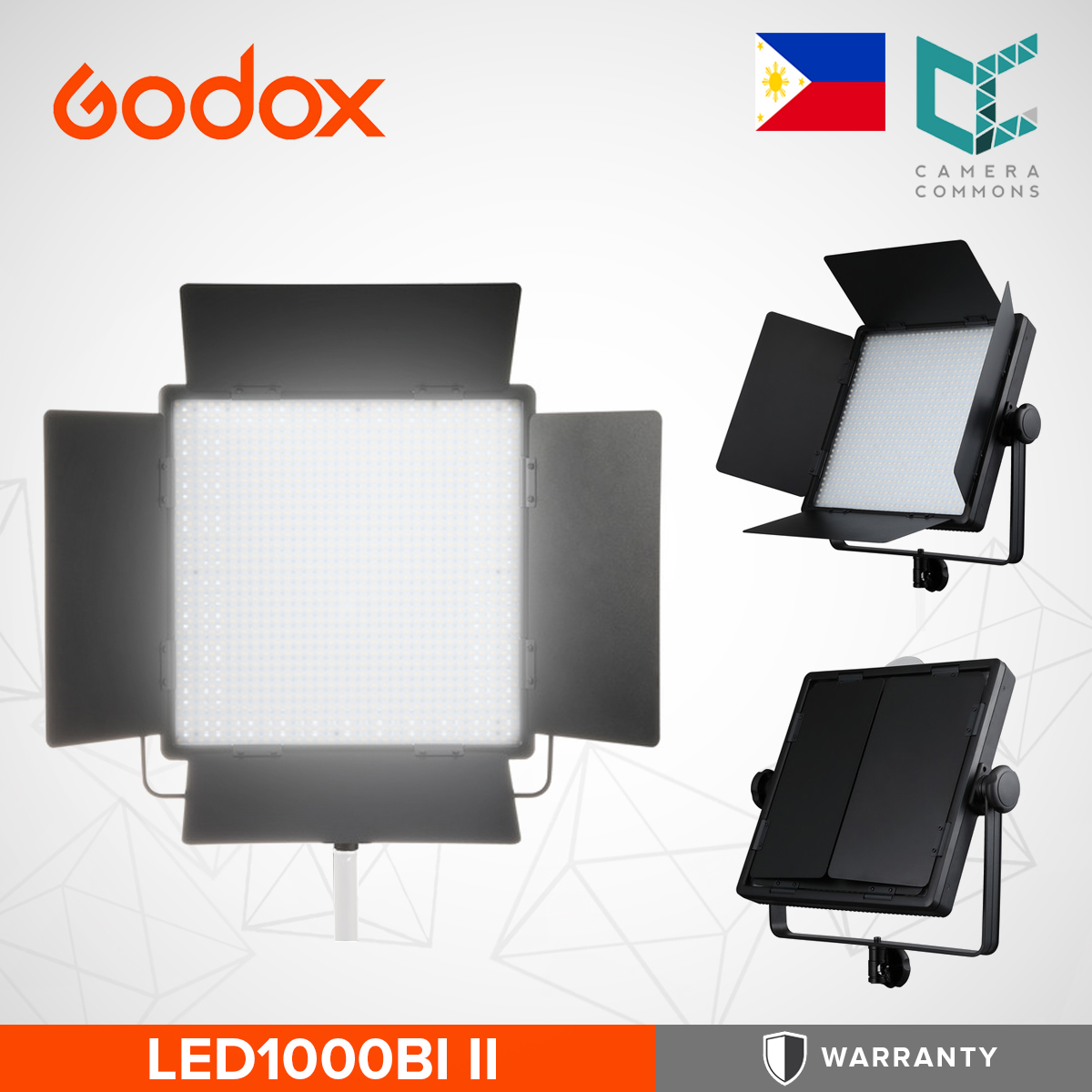 Godox LED1000Bi II Version 2 BiColor Video LED Light Panel Photography Videography Studio