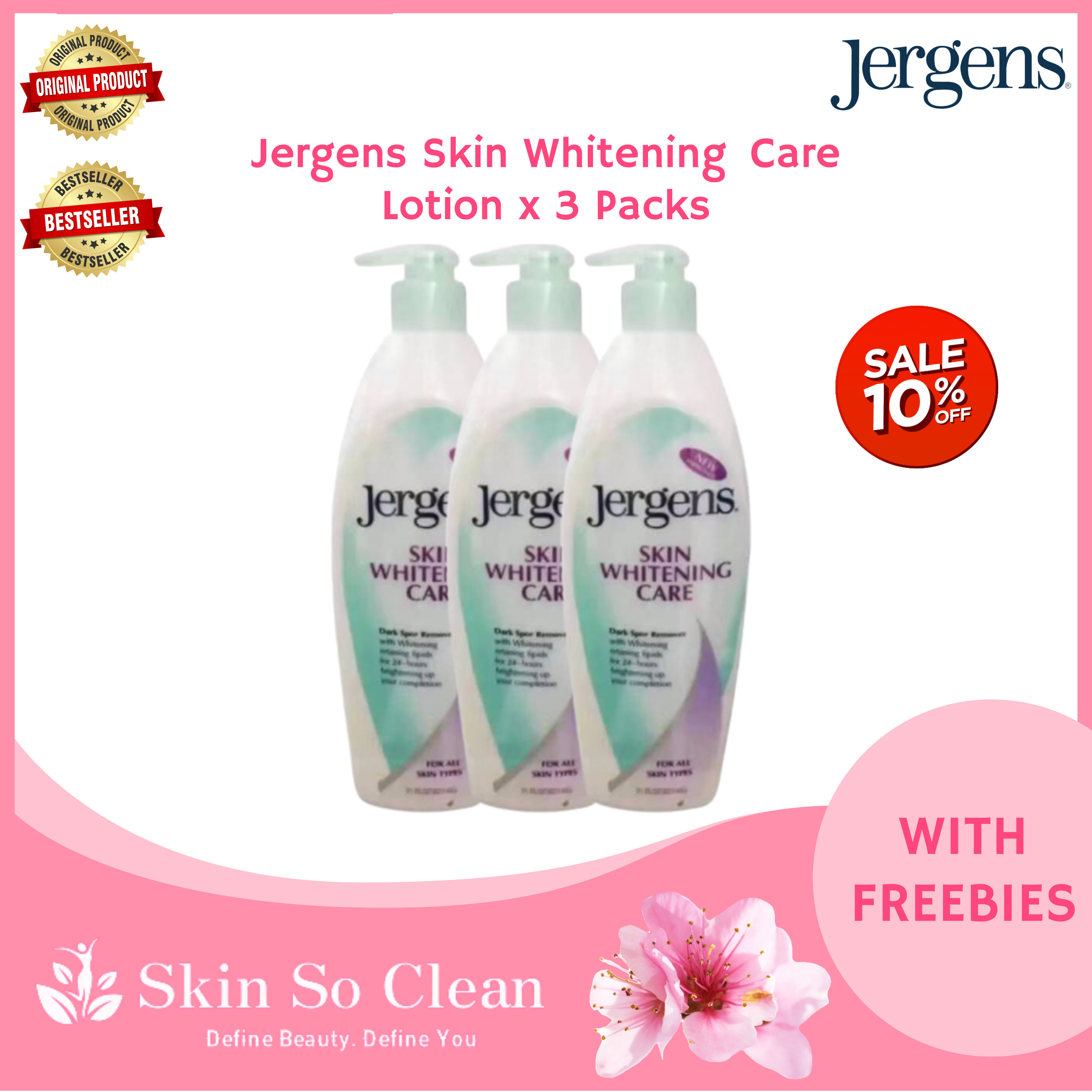 MADISON SKIN Jergens Skin Whitening Care Lotion | Lazada PH